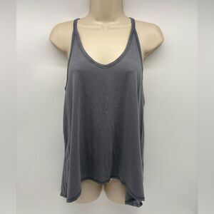 Lululemon Grey Open Back Tank